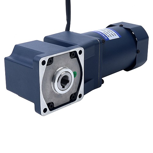 120W 220VAC 50Hz 6-90RPM 9.30Nm(1316.97oz.in) Flange 90mm Right Angle Gearbox Single-phase AC Variable Speed Motor - 5IK120RGU-CF/5GU15RC | StepperOnline AU