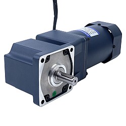 120W 220VAC 50Hz 3-45RPM 19.00Nm(2690.59oz.in) Flange 90mm Right Angle Gearbox Single-phase AC Variable Speed Motor