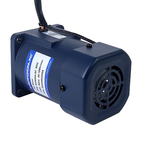 60W 110VAC 60Hz 90-1550RPM 0.36Nm(50.98oz.in) Flange 90mm Single-phase AC Variable Speed Motor - 5IK60RA-AF | StepperOnline AU
