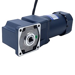 90W 110VAC 60Hz 0.5-8.61RPM 40.00Nm(5664.4oz.in) Flange 90mm Right Angle Gearbox Single-phase AC Variable Speed Motor