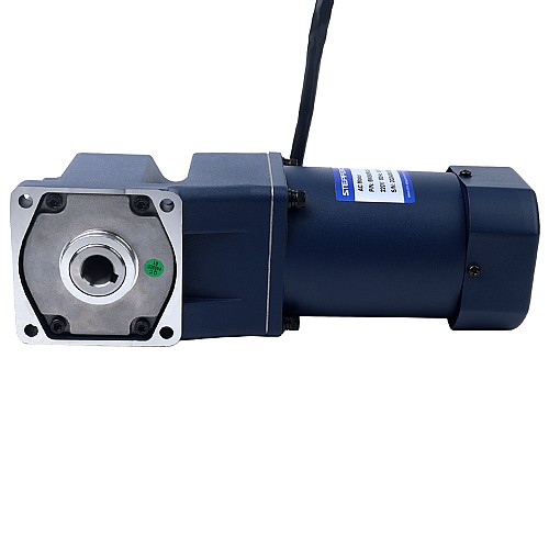 90W 220VAC 50Hz 4.5-67.5RPM 9.30Nm(1316.97oz.in) Flange 90mm Right Angle Gearbox Single-phase AC Variable Speed Motor - 5IK90RGU-CF/5GU20RC | StepperOnline AU