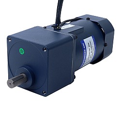 90W 220VAC 50Hz 18-270RPM 2.60Nm(368.19oz.in) Flange 90mm Spur Gearbox Single-phase AC Variable Speed Motor