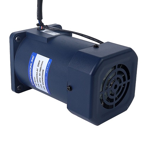 200W 110VAC 60Hz 90-1550RPM 1.20Nm(169.93oz.in) Flange 104mm Single-phase AC Variable Speed Motor - 6IK200RA-AF | StepperOnline AU