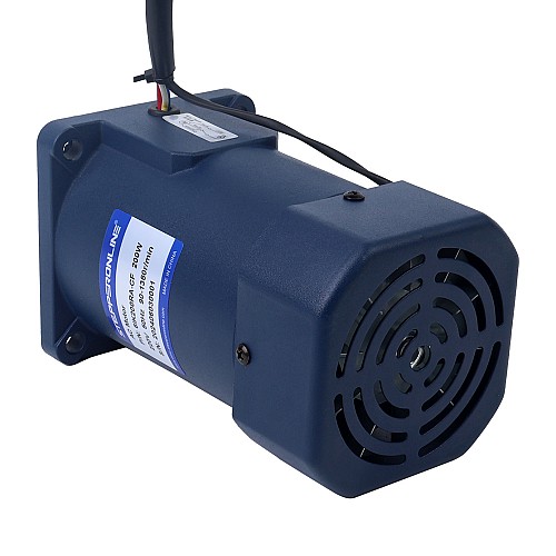 200W 220VAC 50Hz 90-1350RPM 1.45Nm(205.33oz.in) Flange 104mm Single-phase AC Variable Speed Motor - 6IK200RA-CF | StepperOnline AU