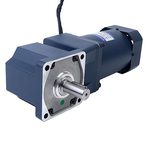 200W 220VAC 50Hz 4.5-67.5RPM 21.00Nm(2973.81oz.in) Flange 104mm Right Angle Gearbox Single-phase AC Variable Speed Motor - 6IK200RGU-CF/6GU20RT | StepperOnline AU