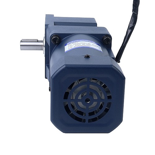 200W 220VAC 50Hz 4.5-67.5RPM 21.00Nm(2973.81oz.in) Flange 104mm Right Angle Gearbox Single-phase AC Variable Speed Motor - 6IK200RGU-CF/6GU20RT | StepperOnline AU