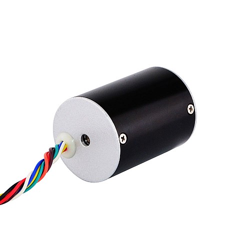 24V 5000RPM 0.029Nm 15W 0.98A Round Ф36x50mm Brushless DC Motor - 36BLR50-24-01 | StepperOnline AU