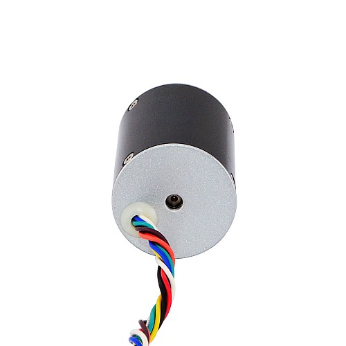 24V 5000RPM 0.029Nm 15W 0.98A Round Ф36x50mm Brushless DC Motor - 36BLR50-24-01 | StepperOnline AU