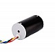24V 4000RPM 0.131Nm 55W 3.5A Round Ф42x63mm Brushless DC Motor - 42BLR63-24-01 | StepperOnline AU