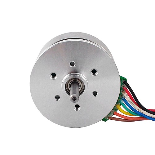 24V 4850RPM 0.13Nm 70W 3.6A Ф43.2x27mm External Rotor Motor - 45BLE27-24-01 | StepperOnline AU