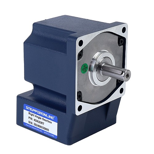 24V 40W 150RPM Geared BLDC Motor 1.84Nm(260.13oz.in) 20:1 Right Angle Gearbox - F4B40-24GN-30S/4GN20RT | StepperOnline AU