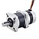 24V 84W 350RPM Geared Brushless DC Motor 1.89Nm(267.65oz.in) 10:1 High Precision Gearbox - 57BLR50-24-01-HG10 | StepperOnline AU