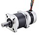 24V 84W 70RPM Geared Brushless DC Motor 8.63Nm(1221.4oz.in) 50:1 High Precision Gearbox - 57BLR50-24-01-HG50 | StepperOnline AU