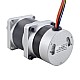 24V 84W 350RPM Geared Brushless DC Motor 1.89Nm(267.65oz.in) 10:1 High Precision Gearbox - 57BLR50-24-01-HG10 | StepperOnline AU
