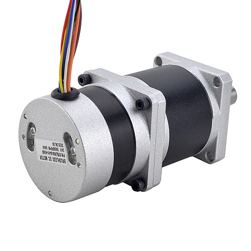 24V 84W 70RPM Geared Brushless DC Motor 8.63Nm(1221.4oz.in) 50:1 High Precision Gearbox - 57BLR50-24-01-HG50 | StepperOnline AU