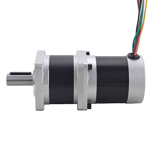 24V 172W 350RPM Geared Brushless DC Motor 4.00Nm(566.45oz.in) 10:1 High Precision Gearbox - 57BLR70-24-02-HG10 | StepperOnline AU