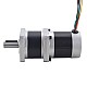 24V 172W 350RPM Geared Brushless DC Motor 4.00Nm(566.45oz.in) 10:1 High Precision Gearbox - 57BLR70-24-02-HG10 | StepperOnline AU