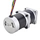 24V 172W 350RPM Geared Brushless DC Motor 4.00Nm(566.45oz.in) 10:1 High Precision Gearbox - 57BLR70-24-02-HG10 | StepperOnline AU