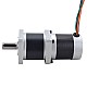 24V 172W 70RPM Geared Brushless DC Motor 17.63Nm(2496.61oz.in) 50:1 High Precision Gearbox - 57BLR70-24-02-HG50 | StepperOnline AU