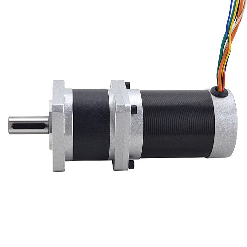 24V 220W 350RPM Geared Brushless DC Motor 5.10Nm(722.22oz.in) 10:1 High Precision Gearbox - 57BLR90-24-01-HG10 | StepperOnline AU
