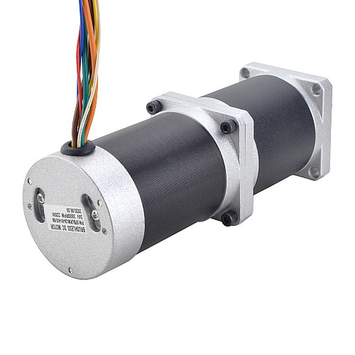 24V 220W 35RPM Geared Brushless DC Motor 25.00Nm(3540.29oz.in) 100:1 High Precision Gearbox - 57BLR90-24-01-HG100 | StepperOnline AU