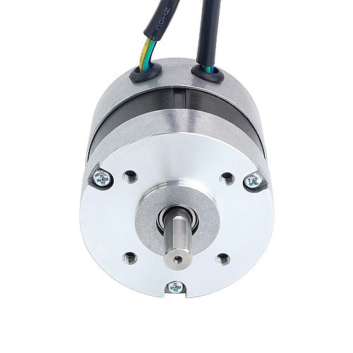 24V 3000RPM 0.16Nm 50W 2.90A Φ57x53.5mm Brushless DC Motor - 57BYA54-24-01 | StepperOnline AU