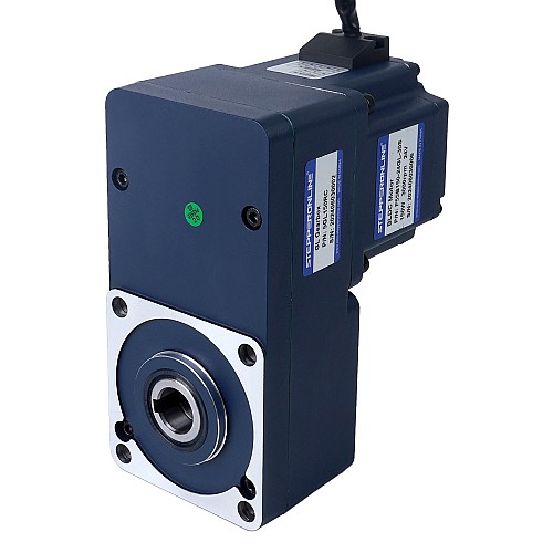 24V 150W 20RPM 50.00Nm(7080.58oz.in) 150:1 Geared Brushless DC Motor w/ Parallel Hollow Shaft Gearbox - F55B150-24GL-30S/5GL150RC | StepperOnline AU