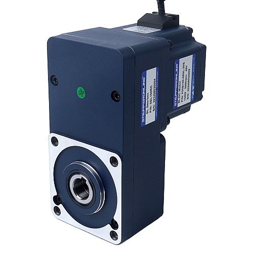 48V 150W 20RPM 50.00Nm(7080.58oz.in) 150:1 Geared Brushless DC Motor w/ Parallel Hollow Shaft Gearbox - F55B150-48GL-30S/5GL150RC | StepperOnline AU