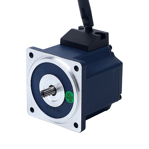 24V 15W 60RPM Geared Brushless DC Motor 1.74Nm(246.40oz.in) 50:1 Spur Gearbox - F2B15-24GN-30S/2GN50K | StepperOnline AU