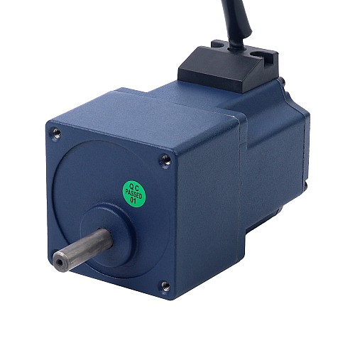24V 15W 60RPM Geared Brushless DC Motor 1.74Nm(246.40oz.in) 50:1 Spur Gearbox - F2B15-24GN-30S/2GN50K | StepperOnline AU