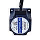 48V 15W 1000RPM Geared Brushless DC Motor 0.12Nm(16.99oz.in) 3:1 Spur Gearbox - F2B15-48GN-30S/2GN3K | StepperOnline AU