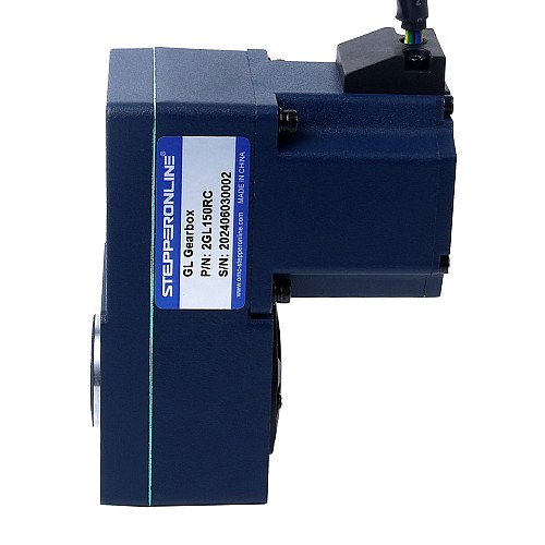 24V 40W 20RPM 13.00Nm(1840.95oz.in) 150:1 Geared Brushless DC Motor w/ Parallel Hollow Shaft Gearbox - F2B40-24GL-30S/2GL150RC | StepperOnline AU