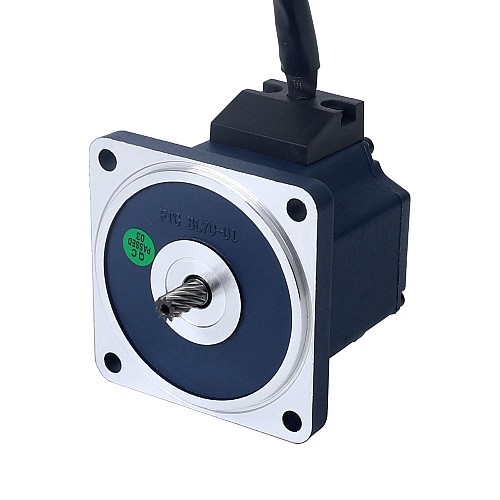 24V 40W 60RPM Geared Brushless DC Motor 4.65Nm(658.49oz.in) 50:1 Spur Gearbox - F3B40-24GN-30S/3GN50K | StepperOnline AU
