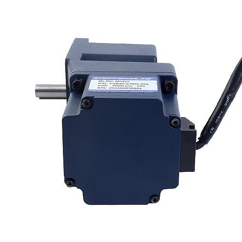 24V 40W 60RPM Geared BLDC Motor 4.59Nm(650.34oz.in) 50:1 Right Angle Gearbox - F4B40-24GN-30S/4GN50RT | StepperOnline AU