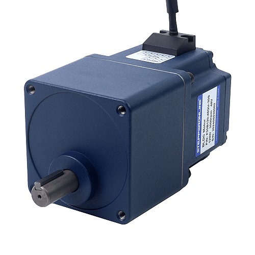 24V 120W 100RPM Geared Brushless DC Motor 7.56Nm(1070.59oz.in) 30:1 Spur Gearbox - F55B120-24GU-30S/5GU30KB | StepperOnline AU