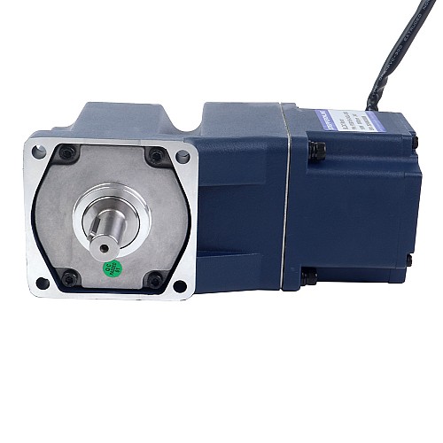 24V 150W 30RPM Geared BLDC Motor 30.86Nm(4370.14oz.in) 100:1 Right Angle Gearbox - F55B150-24GU-30S/5GU100RT | StepperOnline AU