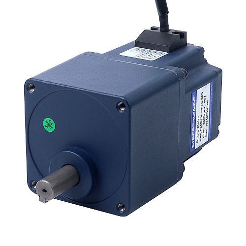 24V 150W 200RPM Geared Brushless DC Motor 5.25Nm(743.46oz.in) 15:1 Spur Gearbox - F55B150-24GU-30S/5GU15KB | StepperOnline AU