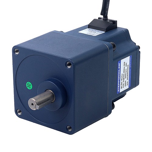 24V 200W 60RPM Geared Brushless DC Motor 21.01Nm(2975.27oz.in) 50:1 Spur Gearbox - F6B200-24GU-30S/6GU50K | StepperOnline AU