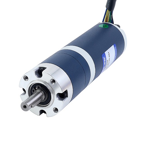 24V 30W 59RPM Geared Brushless DC Motor 3.50Nm(495.64oz.in) 50.9:1 Planetary Gearbox - M42B30-24P-30S/G42-50.9S1 | StepperOnline AU