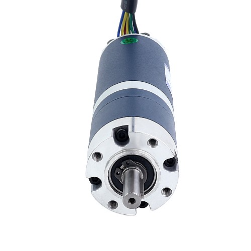24V 30W 59RPM Geared Brushless DC Motor 3.50Nm(495.64oz.in) 50.9:1 Planetary Gearbox - M42B30-24P-30S/G42-50.9S1 | StepperOnline AU