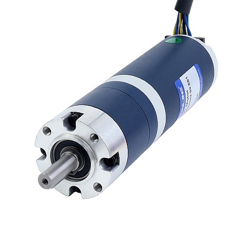 24V 30W 30RPM Geared Brushless DC Motor 6.90Nm(977.12oz.in) 99.5:1 Planetary Gearbox - M42B30-24P-30S/G42-99.5S1 | StepperOnline AU