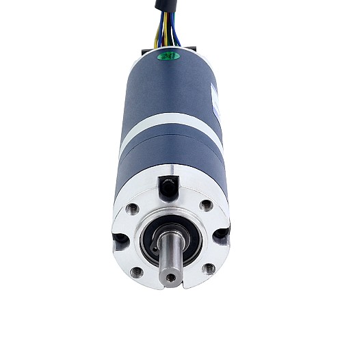 24V 30W 30RPM Geared Brushless DC Motor 6.90Nm(977.12oz.in) 99.5:1 Planetary Gearbox - M42B30-24P-30S/G42-99.5S1 | StepperOnline AU