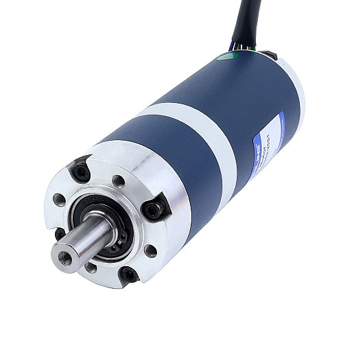24V 60W 120RPM Geared Brushless DC Motor 3.80Nm(538.12oz.in) 25:1 Planetary Gearbox - M52B60-24P-30S/G52-25S1 | StepperOnline AU