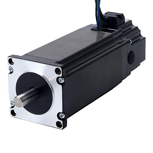 Nema 23 Stepper Motor 4.2Nm(594.77oz.in) with 24V 4.5W Electromagnetic Brake - 23HS45-4204D-B280 | StepperOnline AU