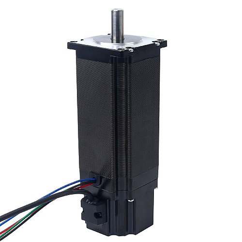 Nema 23 Stepper Motor 4.2Nm(594.77oz.in) with 24V 4.5W Electromagnetic Brake - 23HS45-4204D-B280 | StepperOnline AU