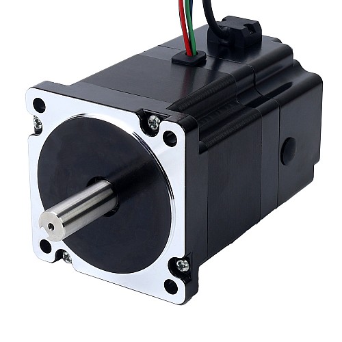 Nema 34 Stepper Motor 4.8Nm(679.74oz.in) with 24V 6.8W Electromagnetic Brake - 34HS31-6004D-B700 | StepperOnline AU