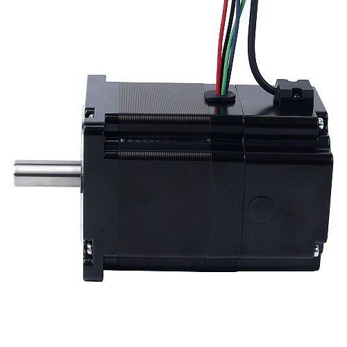 Nema 34 Stepper Motor 4.8Nm(679.74oz.in) with 24V 6.8W Electromagnetic Brake - 34HS31-6004D-B700 | StepperOnline AU