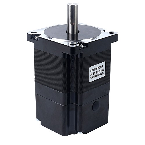 Nema 34 Stepper Motor 4.8Nm(679.74oz.in) with 24V 6.8W Electromagnetic Brake - 34HS31-6004D-B700 | StepperOnline AU