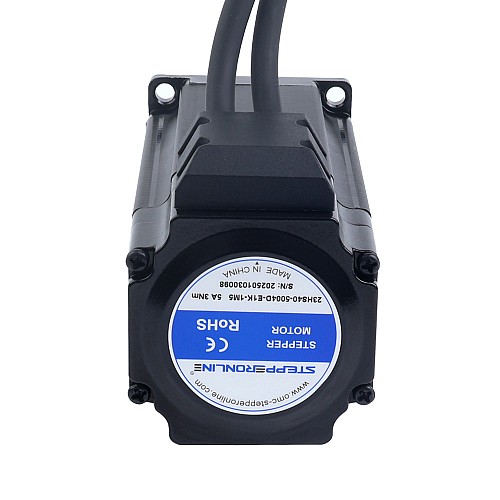 S Series Nema 23 Closed Loop Stepper Motor 3.00Nm(424.83oz.in) Encoder 1000PPR(4000CPR) - 23HS40-5004D-E1K-1M5 | StepperOnline AU