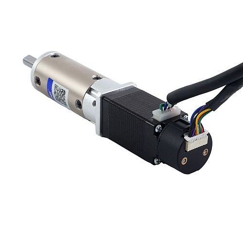 Nema 8 Closed Loop Stepper Motor L=38mm w/ Gear Ratio 100:1 EG Series Planetary Gearbox - 8HS15-0604D-E1000-EGS100 | StepperOnline AU